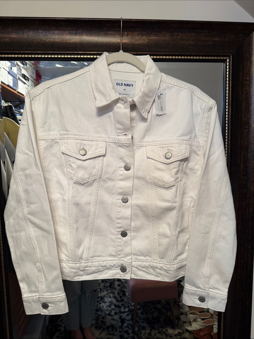 Old Navy White Denim Jacket